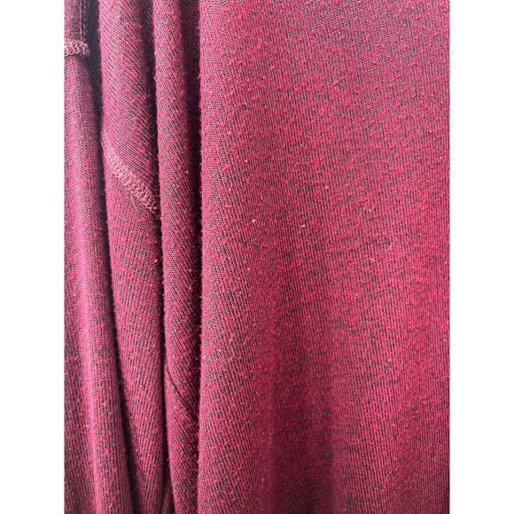 Rails Top Grommet V-Neck Soft Long Sleeve Tunic Top Burgundy Sweater Women's M - Picture 9 of 10